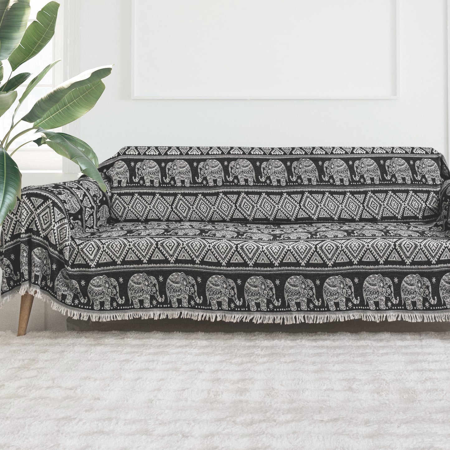 Boho Cotton Throw - 180cm x 300cm