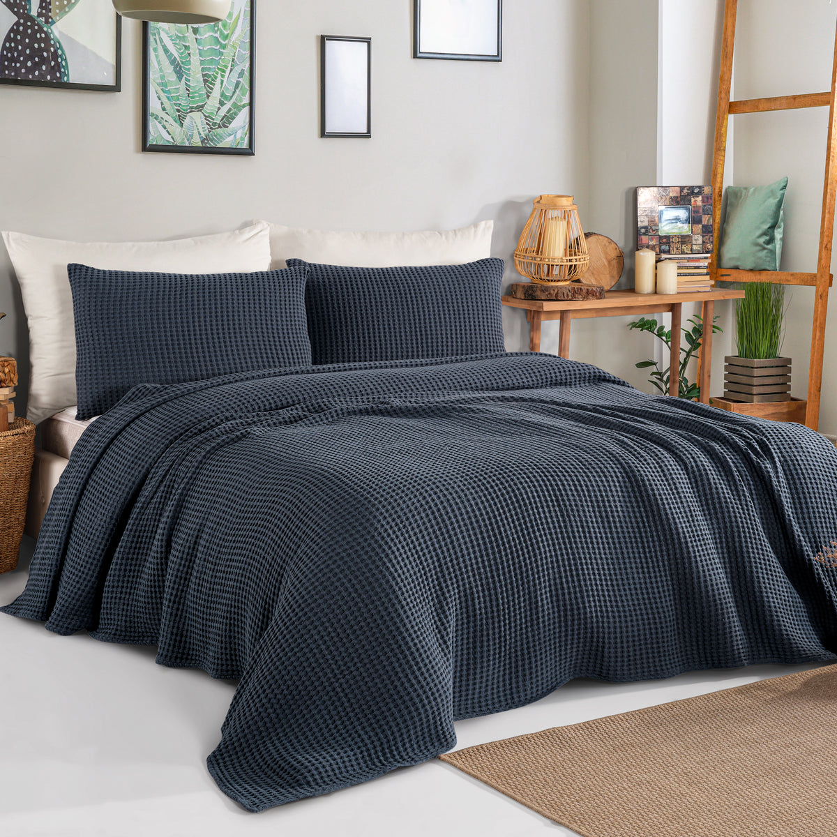 Chelsea Cotton Throw - Super King - 240 x 280 cm