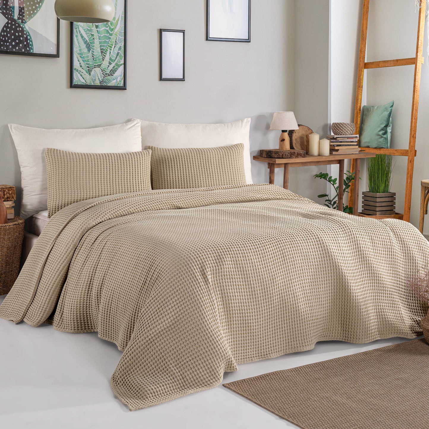 Chelsea Cotton Throw - Super King - 240 x 280 cm