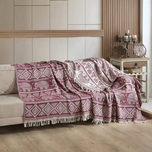 Boho Cotton Throw - 220cm x 240cm