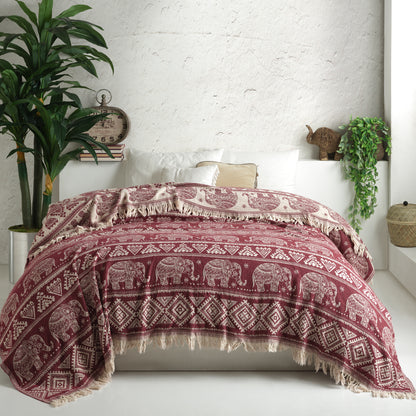Boho Cotton Throw - 220cm x 240cm