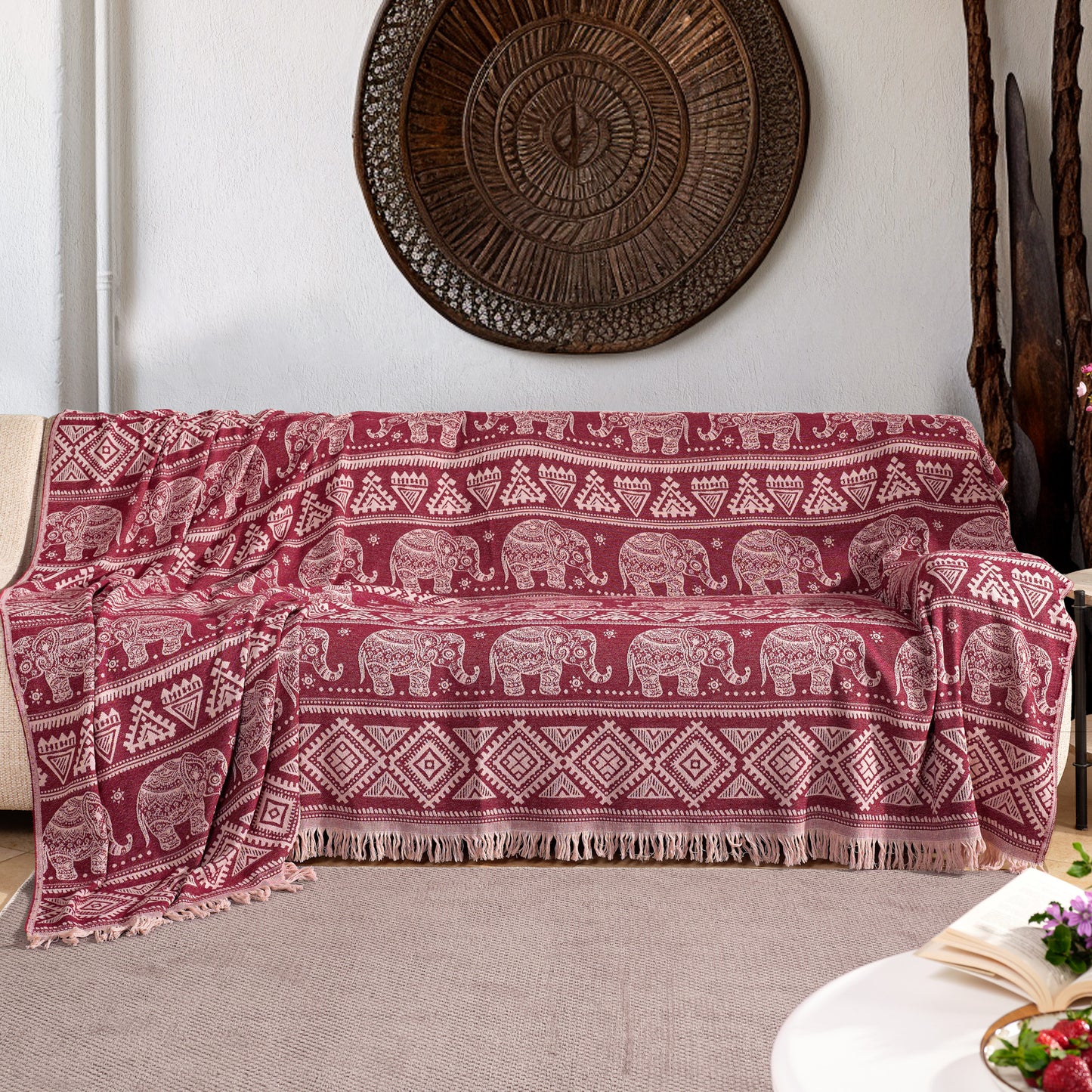 Boho 3 Seater Throw - 180cm x 300cm