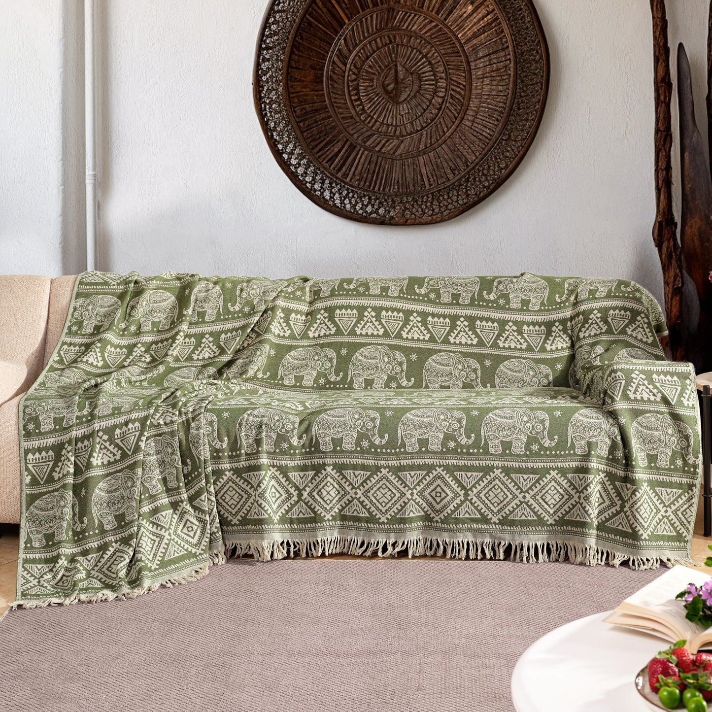 Boho 3 Seater Throw - 180cm x 300cm