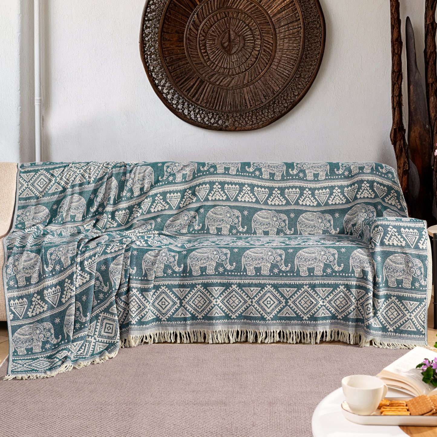 Boho 3 Seater Throw - 180cm x 300cm