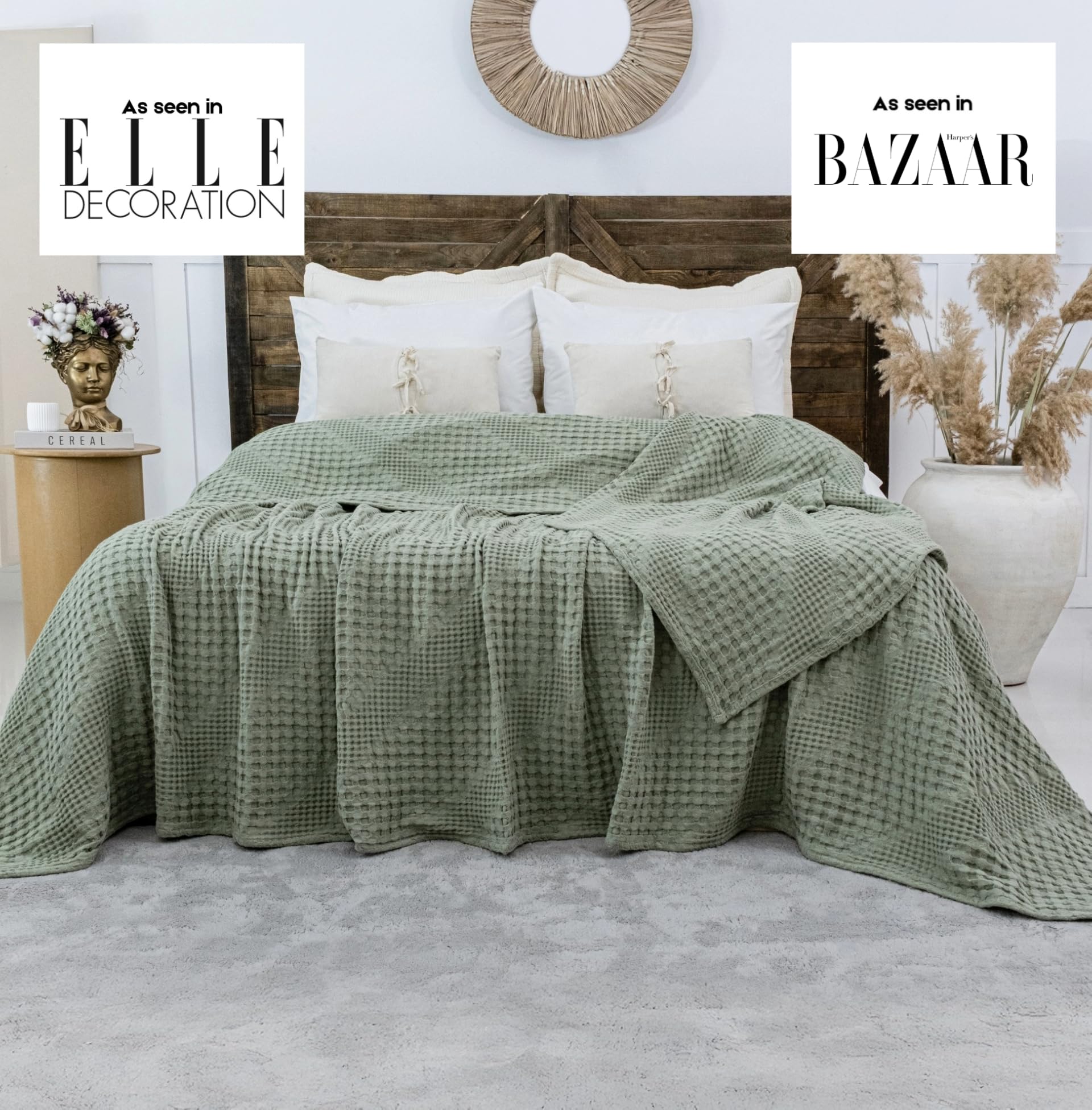 Joanna Cotton Throw - 250 cm × 280 cm